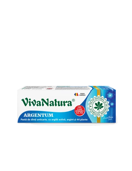 Pasta dinti GennaDent Argentum 50ml Viva Natura