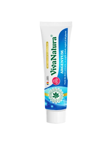 Pasta dinti GennaDent Argentum 150ml Viva Natura