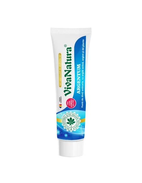 Pasta dinti GennaDent Argentum 150ml Viva Natura