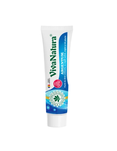 Pasta dinti GennaDent Argentum 80ml Viva Natura