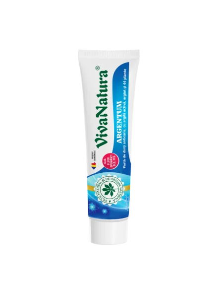 Pasta dinti GennaDent Argentum 80ml Viva Natura