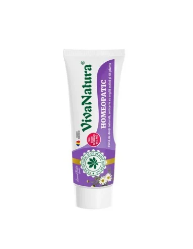 Pasta dinti GennaDent Homeopatic 50ml Viva Natura