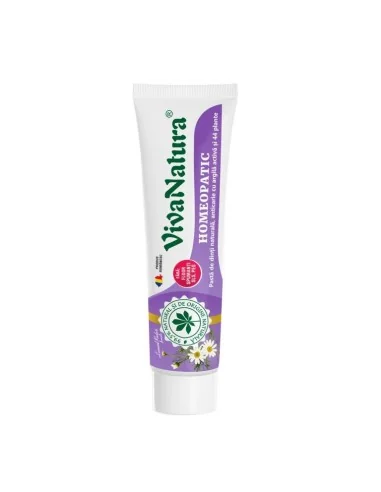 Pasta dinti GennaDent Homeopatic 80ml Viva Natura