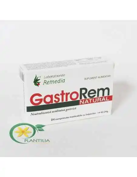 GastroRem 24 cpr Remedia, REMEDII NATURISTE