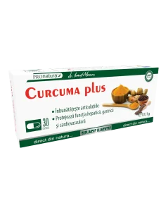 Curcuma Plus 30 capsule Pro Natura
