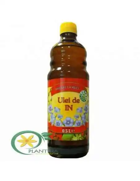 Ulei de in presat la rece 500 ml Herbavit, ULEIURI VEGETALE