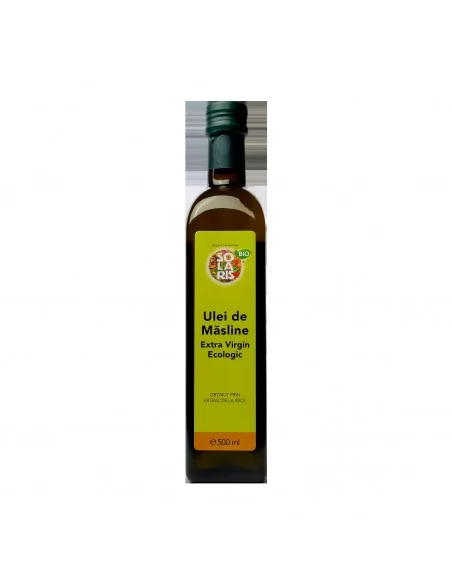 ULEI MASLINE EXTRA VIRGIN ECO 500ml Solaris
Uleiul de masline BIO extra-virgin.
Provine din prima presare a maslinelor.