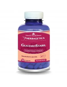 Glicemostabil 120 capsule Herbagetica - Plantilia