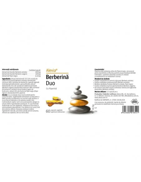 Berberina Duo 60 cps Alevia - Plantilia
