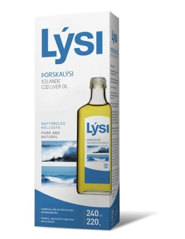 Cod Liver Oil Natural 240 ml Lysi - Plantilia