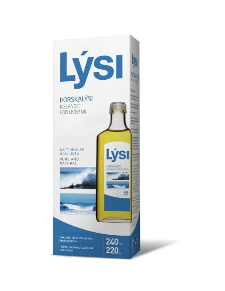 Cod Liver Oil Natural 240 ml Lysi - Plantilia
