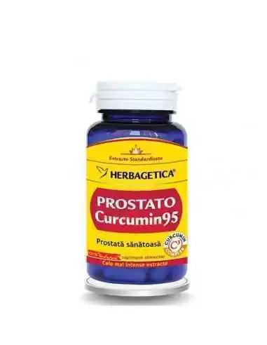 Prostato Curcumin 120 cps Herbagetica, REMEDII NATURISTE