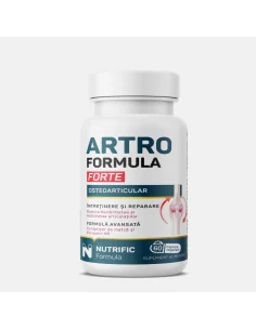Artro Formula Forte 60 cps Nutrific

Suplimentul Nutrific Artro Forte Formula vine să susțină o bună funcționare a oaselor
