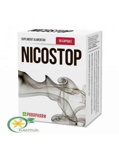 Nicostop Capsule contra Fumatului 30 cps Parapharm, REMEDII NATURISTE