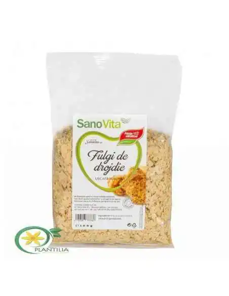 Fulgi de Drojdie Inactiva 100g SanoVita, REMEDII NATURISTE