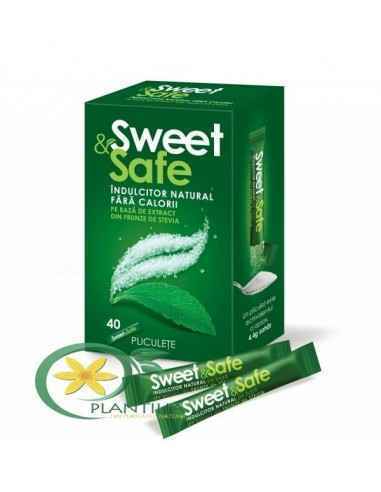 Indulcitor natural stevie 40 pliculete Sweet&amp;Safe
Sweet&amp;Safe este alternativa sigură și naturală pentru îndulcirea prepa