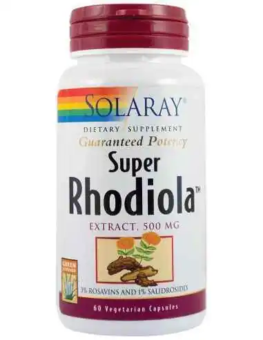 Super Rhodiola 500mg  60 capsule Solaray, Tulburari Hormonale