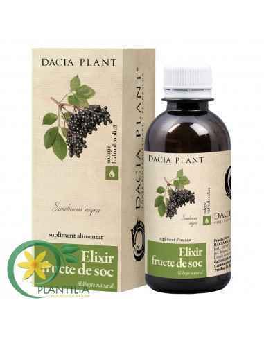 Elixir Fructe de Soc pentru Slabit 200 ml Dacia Plant
Elixir fructe de soc este unul dintre cele mai eficiente produse cu acţiun