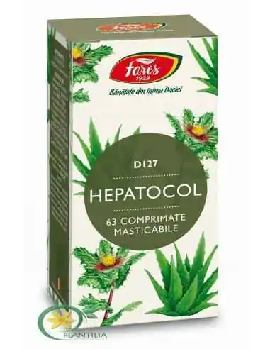 Hepatocol 63 cpr  Fares, REMEDII NATURISTE
