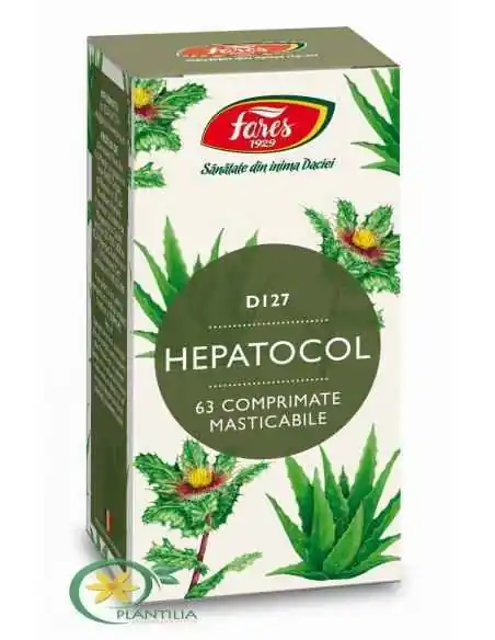 Hepatocol 63 cpr  Fares, REMEDII NATURISTE