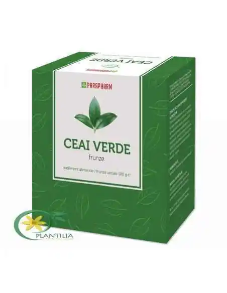 Ceai Verde Frunze 100 g Parapharm, Slabire