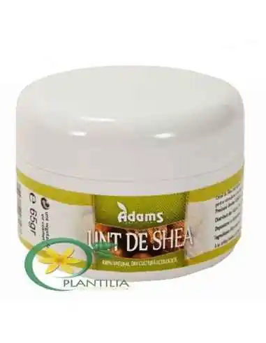 Unt de Shea Nerafinat 65 gr Adams, Sanatatea pielii