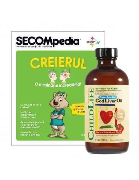 Cod Liver Oil 237ml ChildLife, Stres