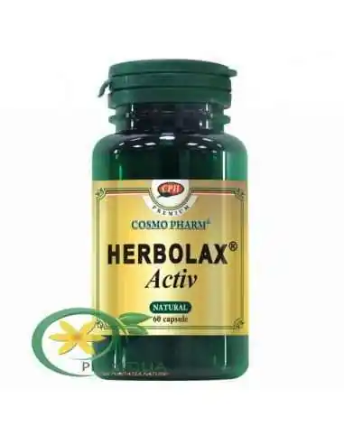 Herbolax Activ 60 capsule CosmoPharm, REMEDII NATURISTE