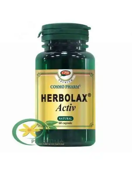 Herbolax Activ 60 capsule CosmoPharm, REMEDII NATURISTE