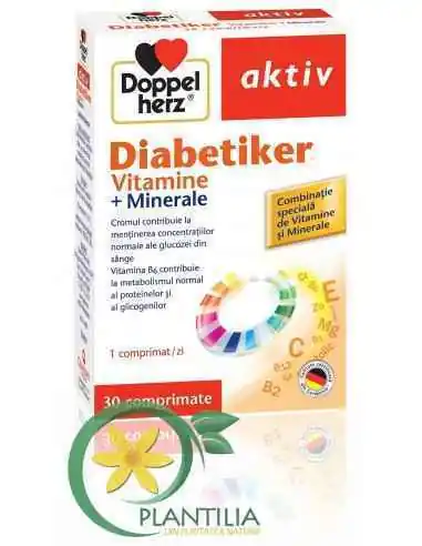 Diabetiker 30 cpr Doppel Hertz, VITAMINE SI MINERALE