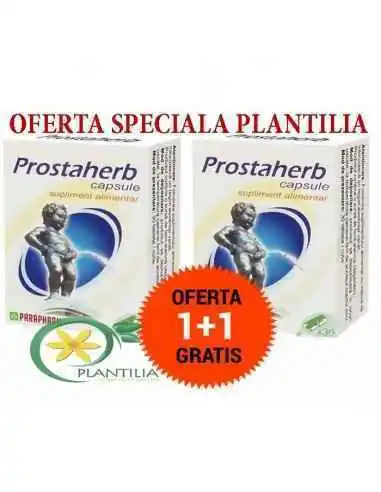 Prostaherb 30 cps 1+1 GRATIS Parapharm, REMEDII NATURISTE