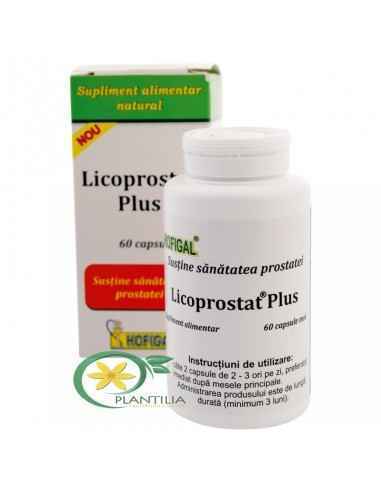 Licoprostat Plus 60 cps Hofigal
Este recomandat in cazul cresterii in volum a prostatei, in urinarile dese (ziua si noaptea) in 