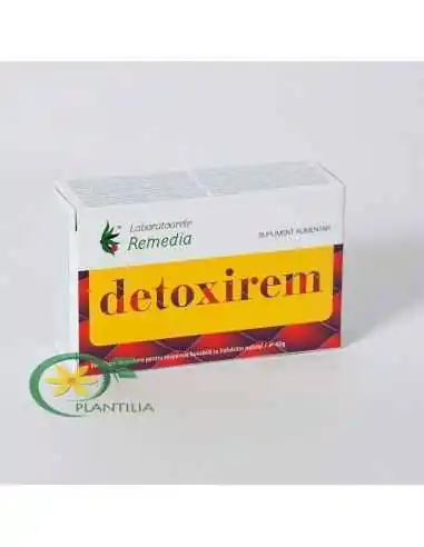 Detoxirem 10 plicuri Laboratoarele Remedia, REMEDII NATURISTE