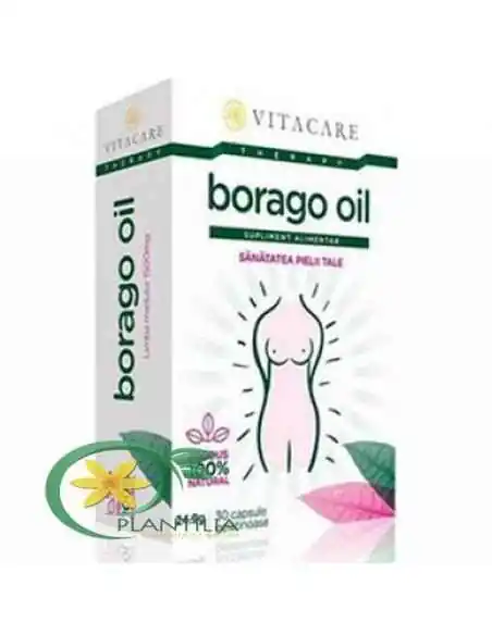 Ulei de Borago (Limba Mielului) 30 cps VitaCare, Stres