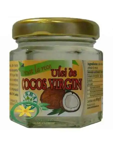 Ulei de Cocos Virgin 40 ml Herbavit, ULEIURI VEGETALE
