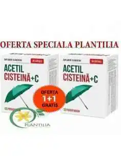 Acetil Cisteina + C 30 cps 1+1 GRATUIT  Parapharm, REMEDII NATURISTE
