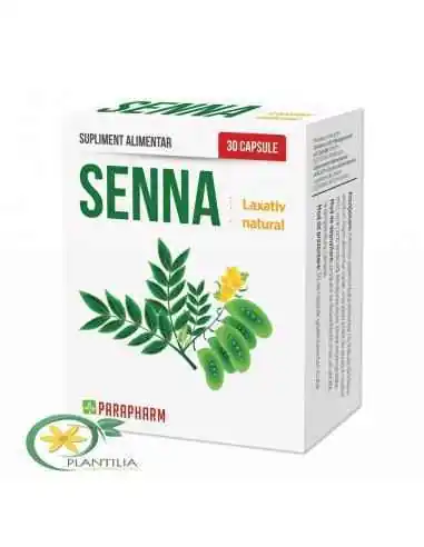 Senna Laxativ Natural 30 cps Parapharm, REMEDII NATURISTE