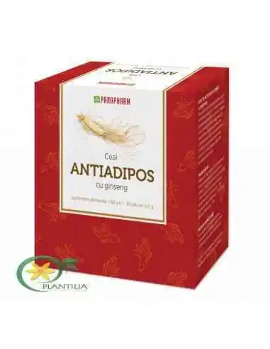 Ceai Antiadipos cu Ginseng 30 plicuri Parapharm, Slabire