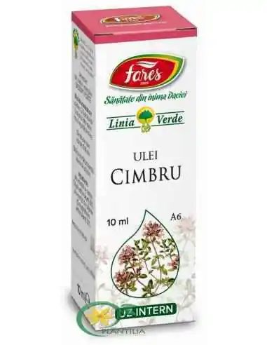 Ulei Esential Cimbru 10ml Fares, ULEIURI ESENTIALE