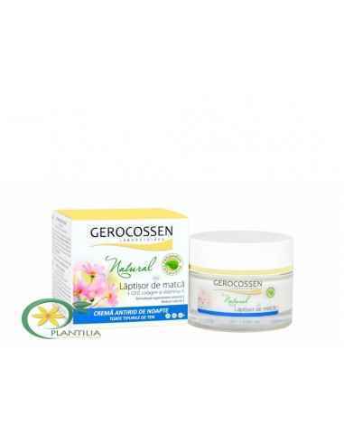 Crema antirid de noapte - Natural Laptisor de Matca 50 ml Gerocossen, Sanatatea pielii