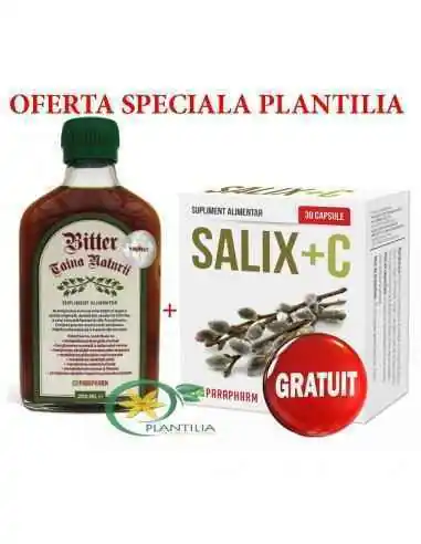 Bitter Taina Naturii 200 ml +Salix +C GRATUIT  Parapharm, VITAMINE SI MINERALE