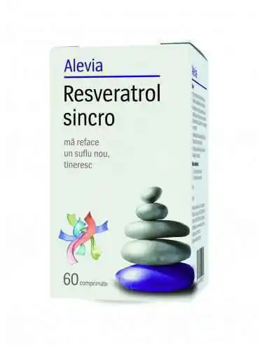 Resveratrol Sincro 60 cpr Alevia, VITAMINE SI MINERALE