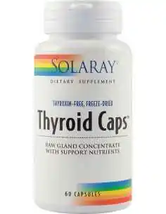 Thyroid Caps 60 cps Solaray, Tulburari Hormonale