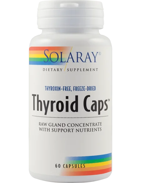 Thyroid Caps 60 cps Solaray, Tulburari Hormonale