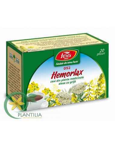 Ceai Hemorlax 20 plicuri Fares, Tratament Hemoroizi