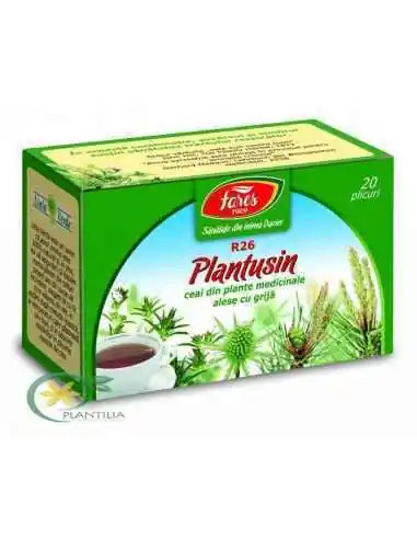 Ceai Plantusin 20 plicuri Fares, REMEDII NATURISTE