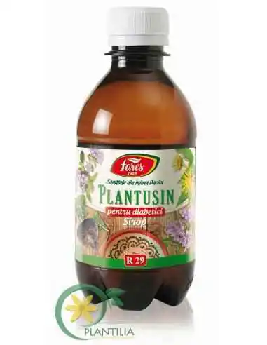 Sirop Plantusin pentru Diabetici 250 ml Fares, SIROPURI