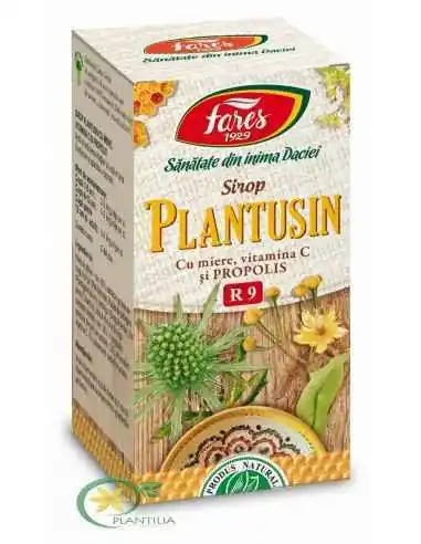 Sirop Plantusin cu Miere si Propolis 100 ml Fares, SIROPURI