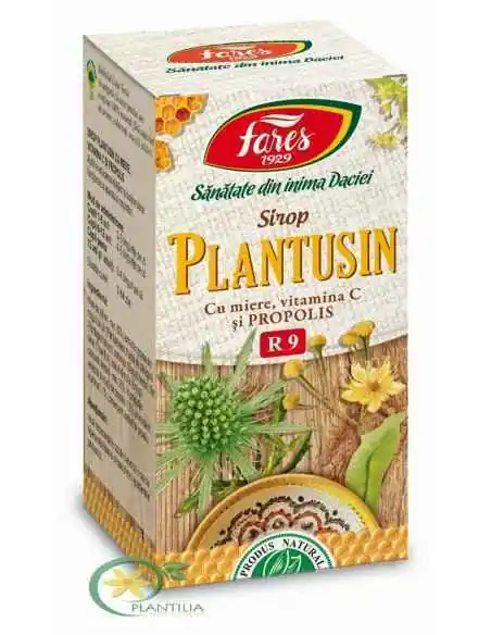 Sirop Plantusin cu Miere si Propolis 100 ml Fares, SIROPURI