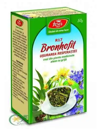 Ceai Bronhofit Usurarea Respiratiei R14 50 g Fares, REMEDII NATURISTE